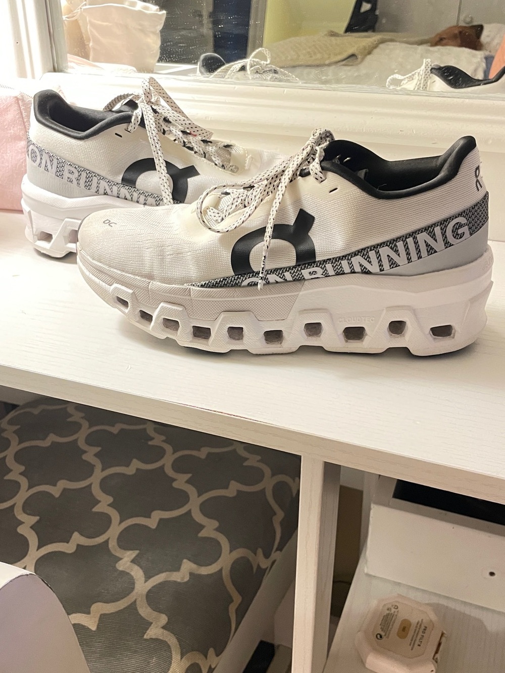 On Running Women’s White and Black Cloudnova Sneakers